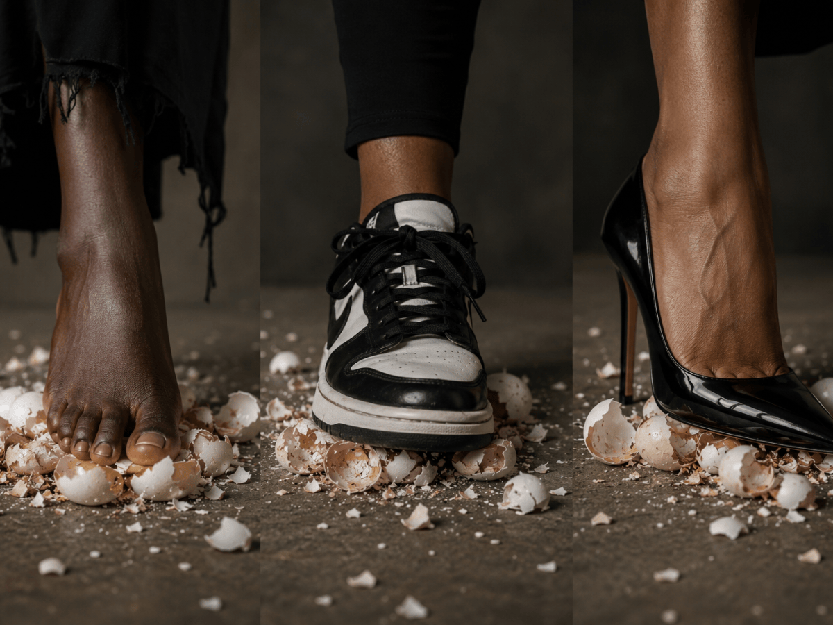 Women who were taught to walk on&nbsp;eggshells